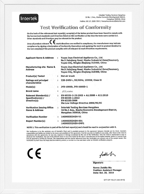 LVD Certification