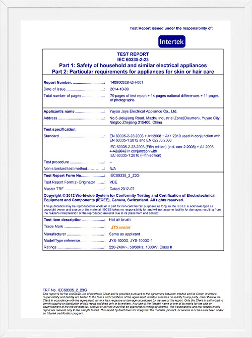 VDE Certification