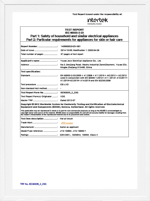 CE Certification